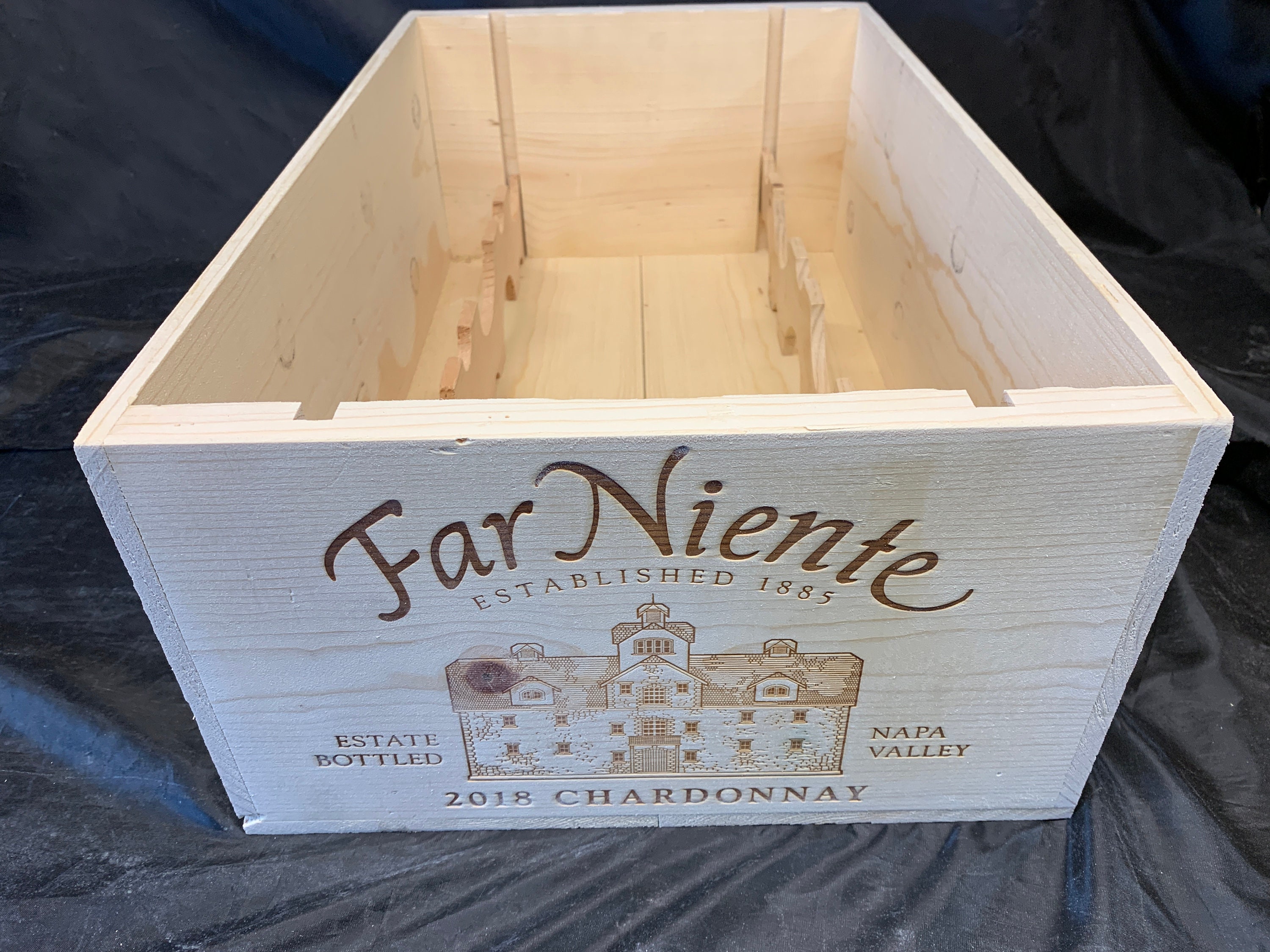 FAR NIENTE CHARD wood wine box