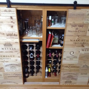 Wood Wine Panels 30 ct assorted