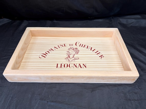 Handmade serving tray Domaine de Chevalier