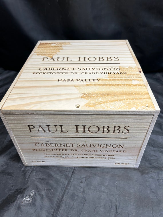 Paul Hobbs Napa Cab Wood wine box