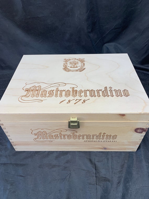 Mastroberardino wood wine box