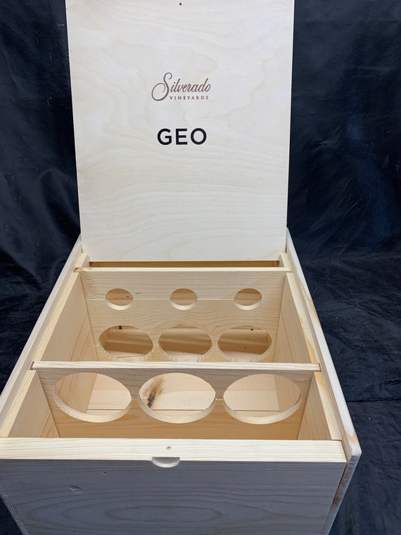 SILVERADO GEO wood wine box