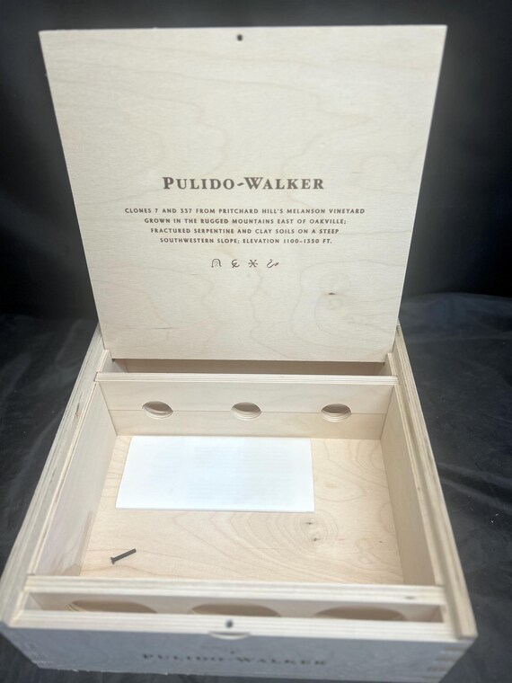 Pulido- Walker Cab wood wine box