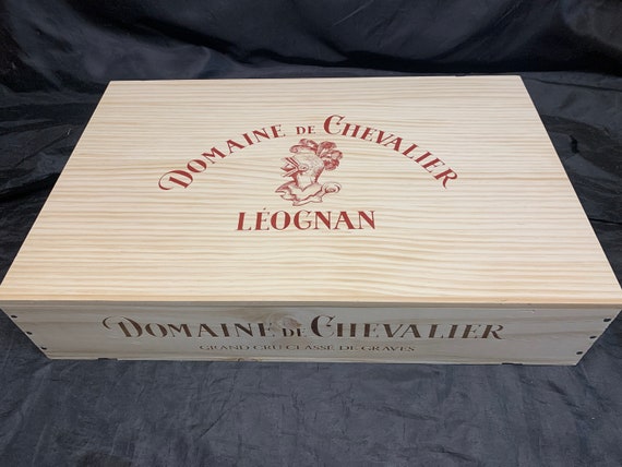 Domaine De Chevalier Leognan wood wine box