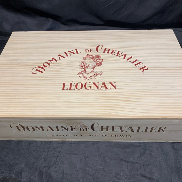 Domaine De Chevalier Leognan wood wine box