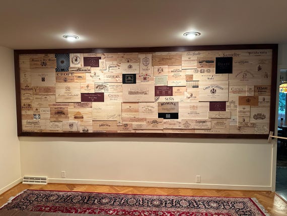 Wood Wine Panels 30 ct assorted