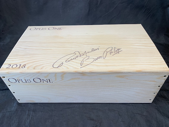 OPUS ONE 375 wood wine box 2021