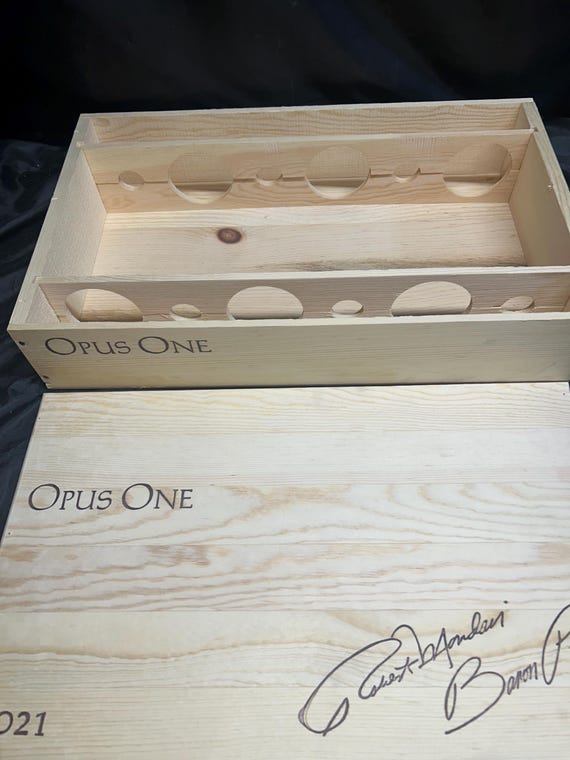 OPUS ONE 木製ギフトボックス　1本用 オーパス ワン 2019 1ケース 6本 オリジナル木箱入り オーパス