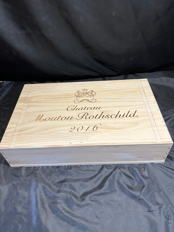 Chateau Mouton Rothschild 2016 wood wine box