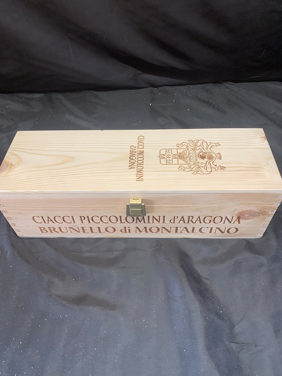 Ciacci Piccolomini d Aragona wood wine box 750