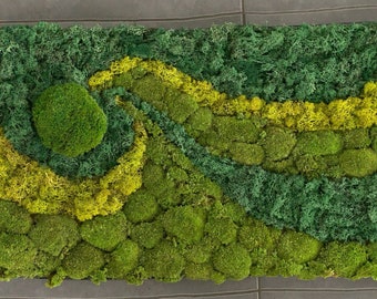 Horizontal Moss Art