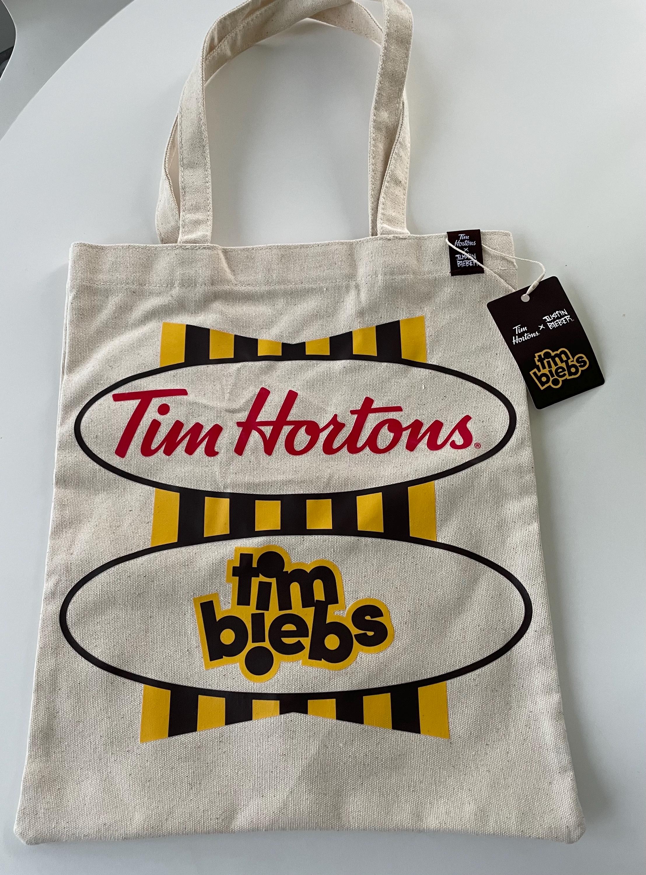 Justin Bieber Tim Hortons Tote NWT - Etsy