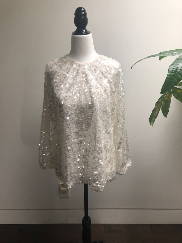 Zara Sequinned Top Etsy