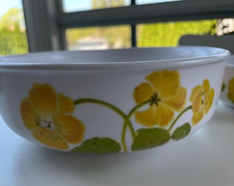 Bols Flower Time de Noritake, petits, 2 moyens et 1 grand