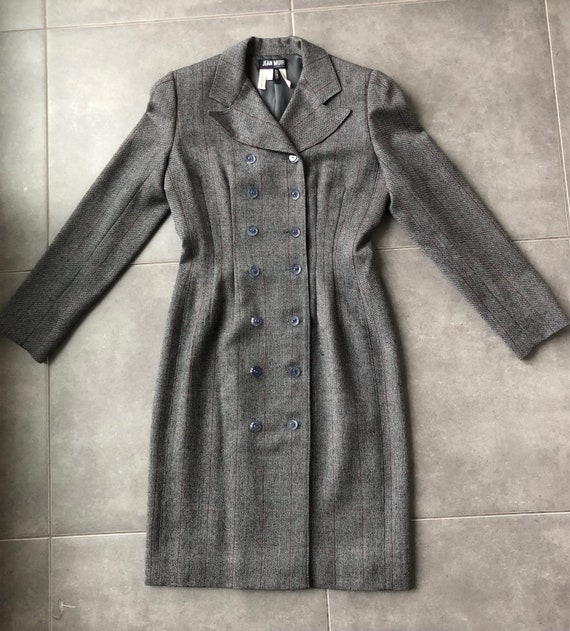 Jean Muir, Jean Muir Herringbone Double-Breasted Coat