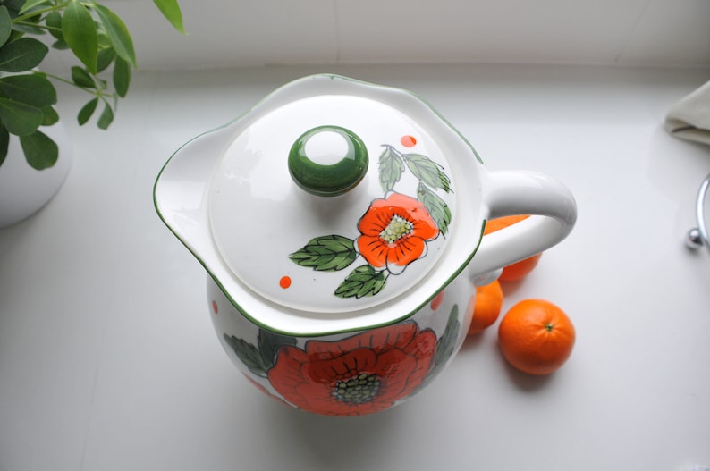 Handpainted Ceramic teapot Japanese