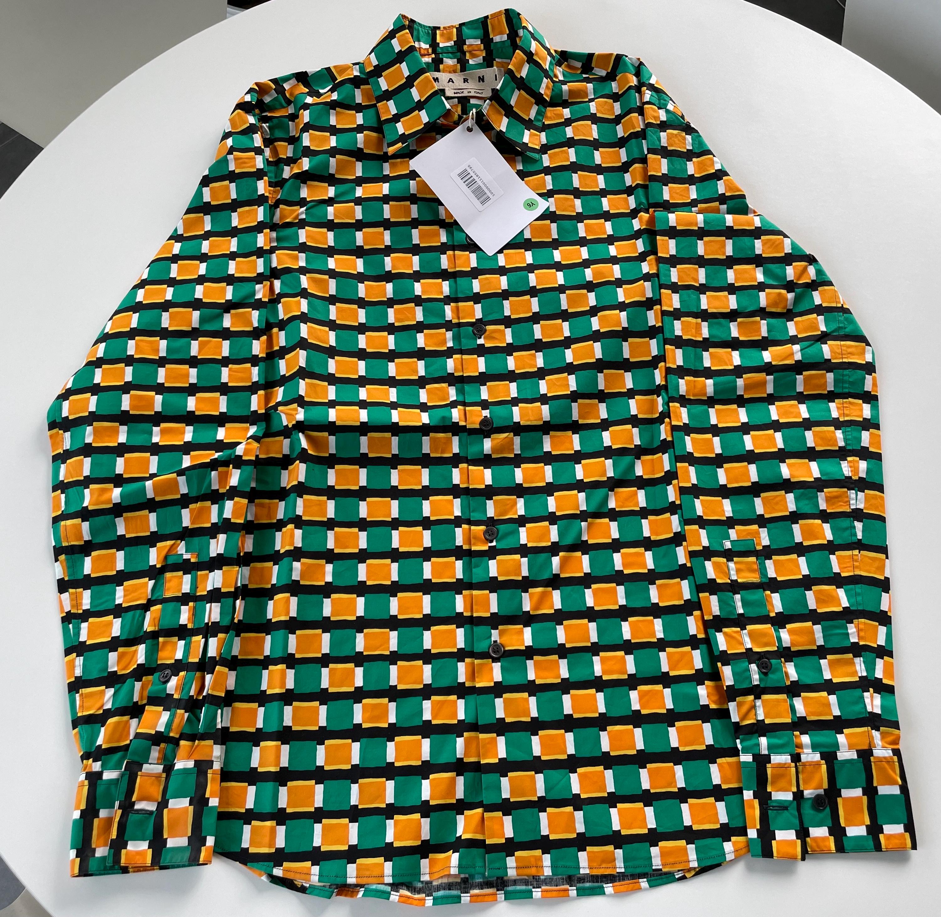 NWT Marni Oxford Shirt Size 52 - Etsy