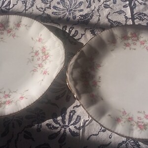 Paragon Victoriana Rose 2 cake plates,Paragon Cake Plates Serving Plates,Paragon Victoriana Rose,Victoriana Rose Cake Plates