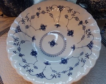 Set of 6 Churchill Blue Willow Coupe Soup Bowl 20cm