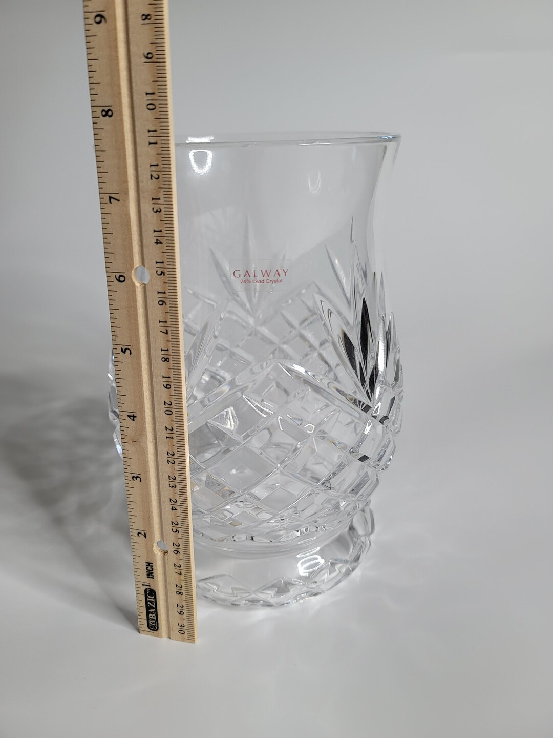 Galway Crystal Candle Holder Etsy