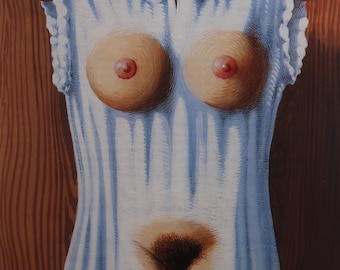Rene Magritte Vintage Print 1992 | "Philosophy in the Bedroom" (1948) | Home Decor | Wall Art | Art Print | Surrealism | Wall Decor
