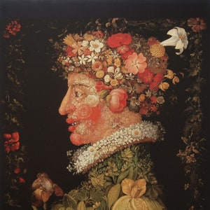 Giuseppe Arcimboldo Vintage Print 1992 | &quot;Spring&quot; (1573) | Home Decor | Wall Art | Art Print | Mannerism | Wall Decor