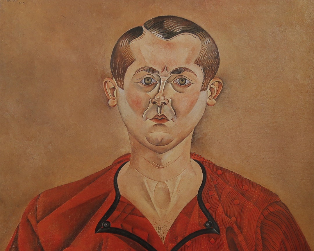 Joan Miro Vintage Print 1997 | "self-portrait" (1919) | Home Decor ...