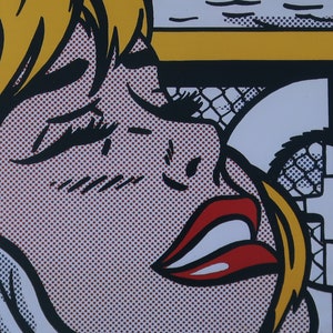 Roy Lichtenstein Vintage Print 2000 | Schiffsmädchen (1965) | Echter Vintage Druck | Wohnkultur | Wand Kunst Druck | Pop-Art | Wandkunst