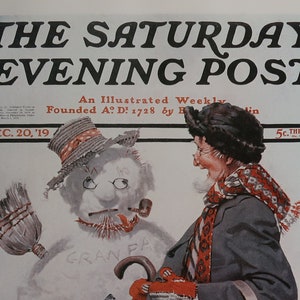 Norman Rockwell Vintage Print 1970 | Saturday Evening Post Cover (1919) | Home Decor |Wall Art | Art Print | Wall Decor