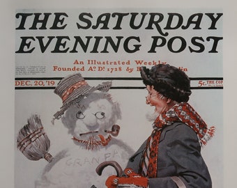Norman Rockwell Vintage Print 1970 | Saturday Evening Post Cover (1919) | Home Decor |Wall Art | Art Print | Wall Decor