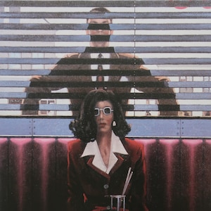 Jack Vettriano Vintage Print 2002 | &quot;There&#39;s Always Someone Watching You&quot; | Home Decor | Wall Art | Art Print | Contemporary Art