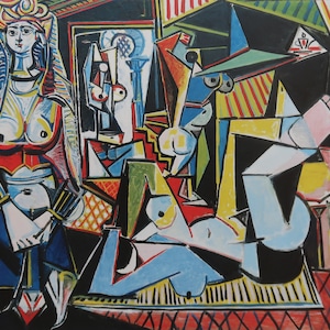 Pablo Picasso Vintage Print 1997 | &quot;The Women of Algiers (Version&#39;O&#39;)&quot; (1955) | Art Print | Home Decor | Wall Art | Cubism | Wall Decor