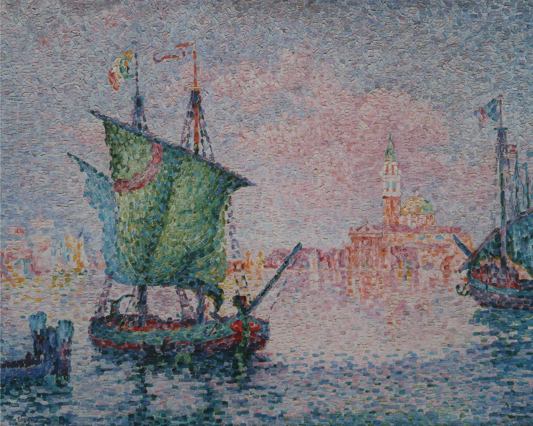 ポール シニャック ヴィンテージ プリント 1989 | 「ヴェネツィア