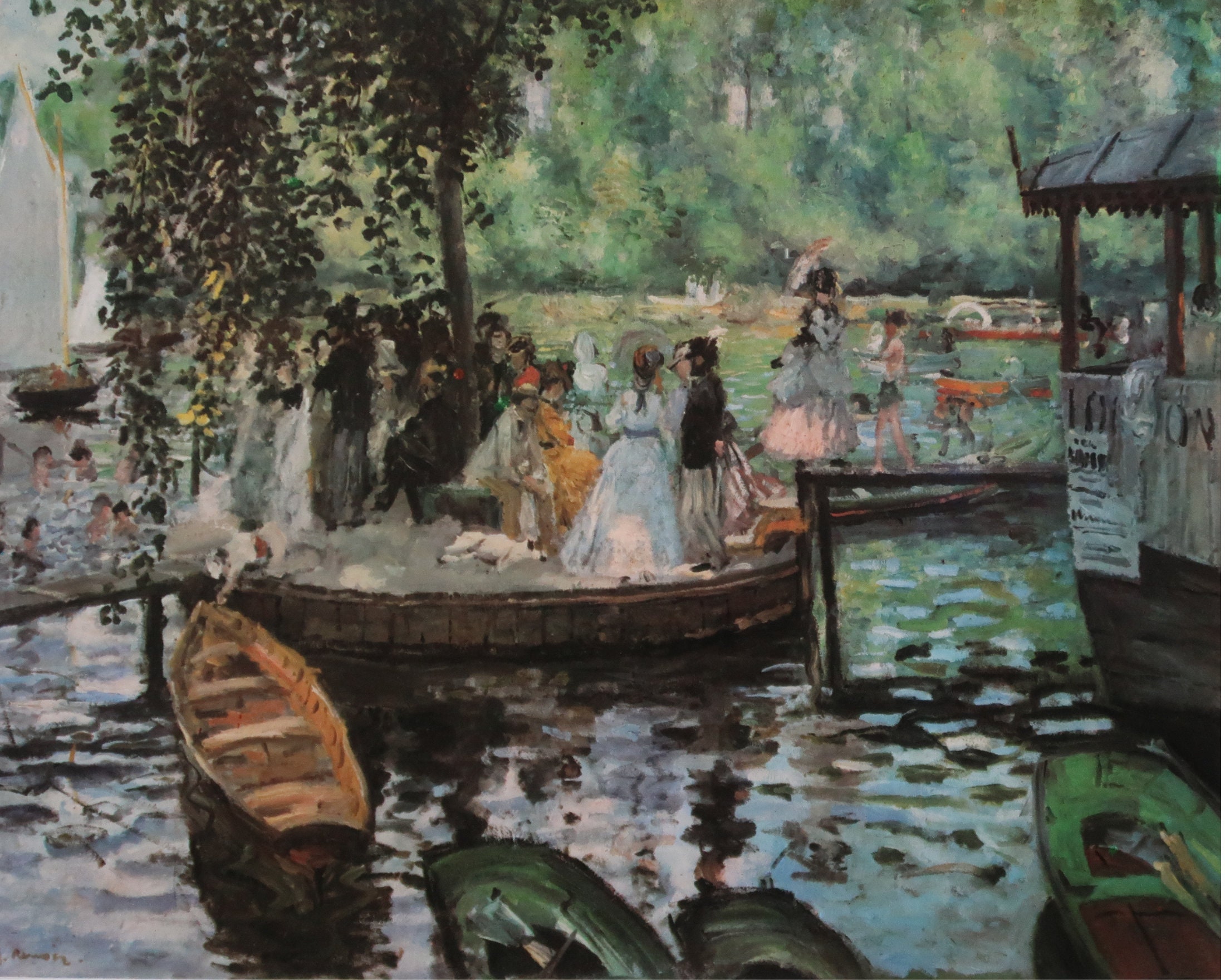 Auguste Renoir Vintage Print 1976 | 