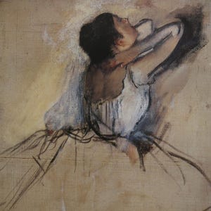 Edgar Degas Vintage Print 1995 | &quot;The Dancer&quot; (1874) | Home Decor | Wall Art | Art Print | Impressionism | Wall Decor