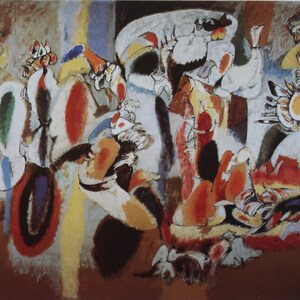 Arshile Gorky Vintage Print 1991 | &quot;The Liver is the Cock&#39;s Comb&quot; (1944) | Home Decor | Wall Art | Art Print | Expressionism | Wall Decor