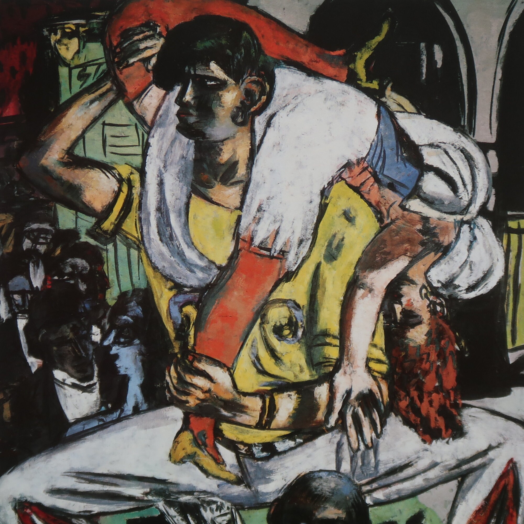 Max Beckmann Vintage Print 1985 | "Dance of the Cut-Throats" (1938) | Home Decor | Wall Art | Art Print | Wall Decor