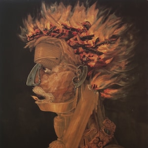 Giuseppe Arcimboldo Vintage Print 1992 | &quot;Fire&quot; (1566) | Home Decor | Wall Art | Art Print | Mannerism | Wall Decor
