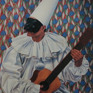 Gino Severini Vintage Print 1994 | &quot;Pierrot the Musician&quot; (1924) | Home Decor | Wall Art | Art Print | Futurism | Wall Decor