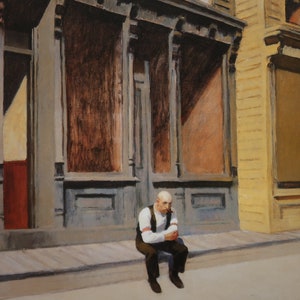 Edward Hopper Vintage Print | Sunday (1926) | Home Decor | Genuine Vintage Print | Wall Decor | Realism Wall Art | Edward Hopper Art