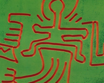 Keith Haring Vintage Print 2002 / Decoración del hogar / Arte de pared / Impresión de arte / Arte pop / Decoración de pared