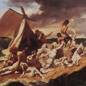 Theodore Gericault Vintage Print 1995 | &quot;The Raft of the Medusa&quot; (1818) | Marine Art | Home Decor | Art Print | Wall Art