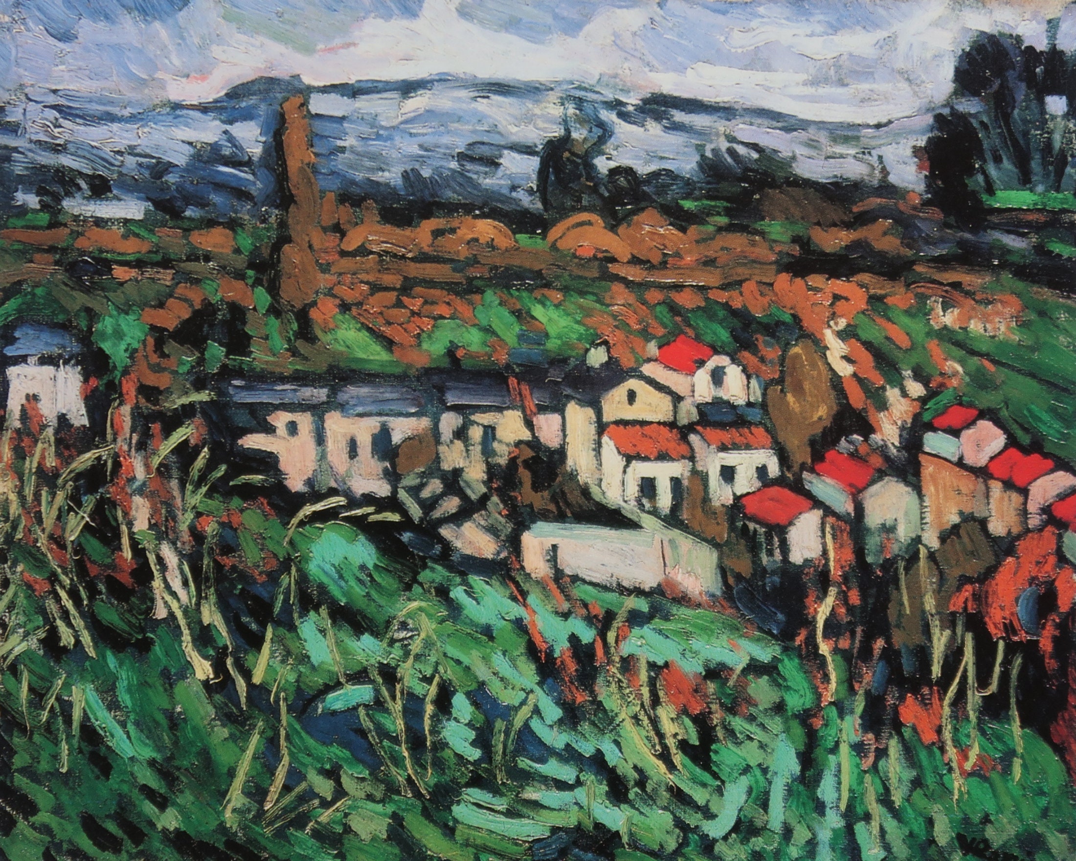 Maurice De Vlaminck Vintage Print 1991 | 