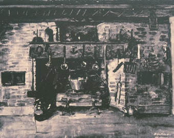 Norman Rockwell vintage Impression 1970 | La plus ancienne peinture originale survivante de Rockwell (1912) | Décoration intérieure | Art mural | Impression artistique
