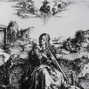 Albrecht Durer Vintage Print 1982 | &quot;The Holy Family with the Dragonfly&quot; (1495) | Home Decor | Wall Art | Art Print | Wall Decor