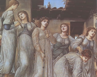 エドワード・バーン＝ジョーンズ：黄金の階段（1876-1880