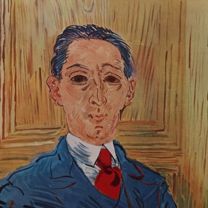 Raoul Dufy Vintage Print 1958 | "Portrait of M. Nico Mazaraki (1932) | Art Print | Naive Art | Home Decor | Wall Art | Wall Decor