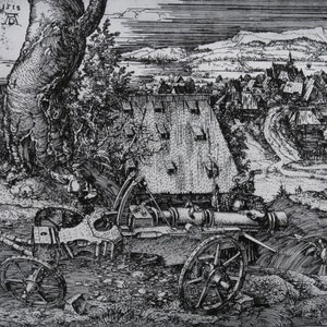 Albrecht Durer Vintage Print 2000 | &quot;Landscape with a Cannon&quot; (1518) | Home Decor | Wall Art | Art Print | Wall Decor