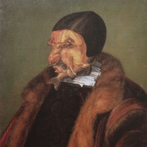 Giuseppe Arcimboldo Vintage Print 1992 | &quot;The Lawyer&quot; (1566) | Home Decor | Wall Art | Art Print | Mannerism | Wall Decor