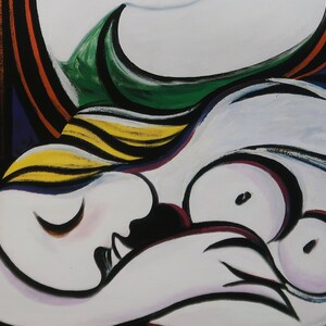Pablo Picasso Vintage Print 1996 | &quot; The Mirror&quot; (1932) | Art Print | Home Decor | Wall Art | Wall Decor | Cubism